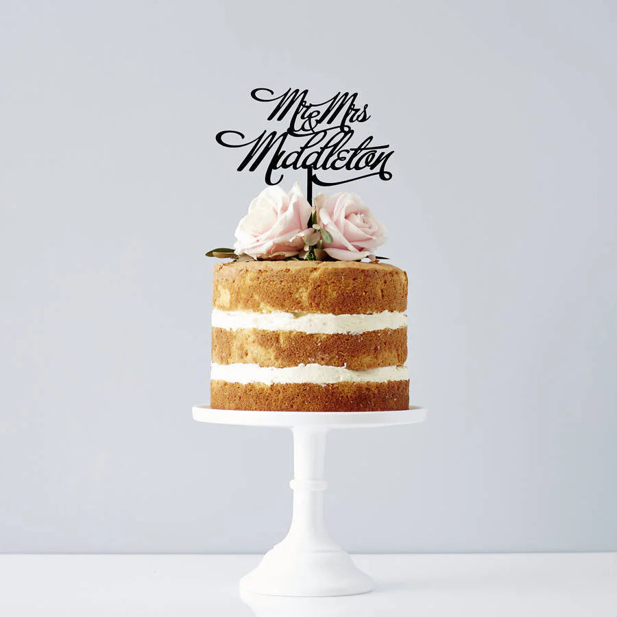 Elegant - Wedding Cake Toppers