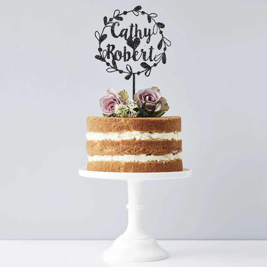 Floral - Wedding Cake Toppers
