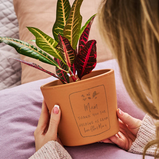 Personalised Mother's Day Flower Pot Gift