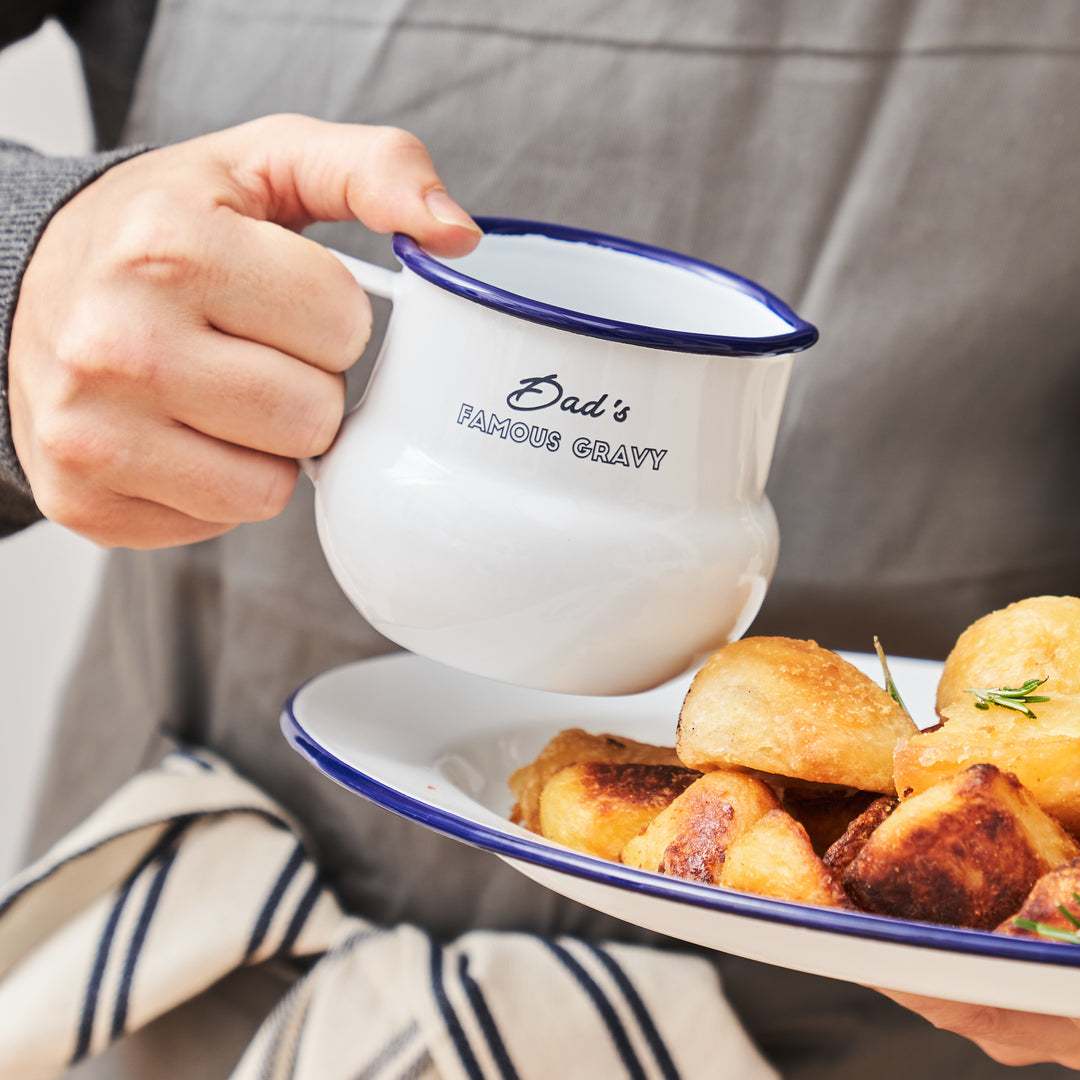 Personalised Enamel Gravy Boat