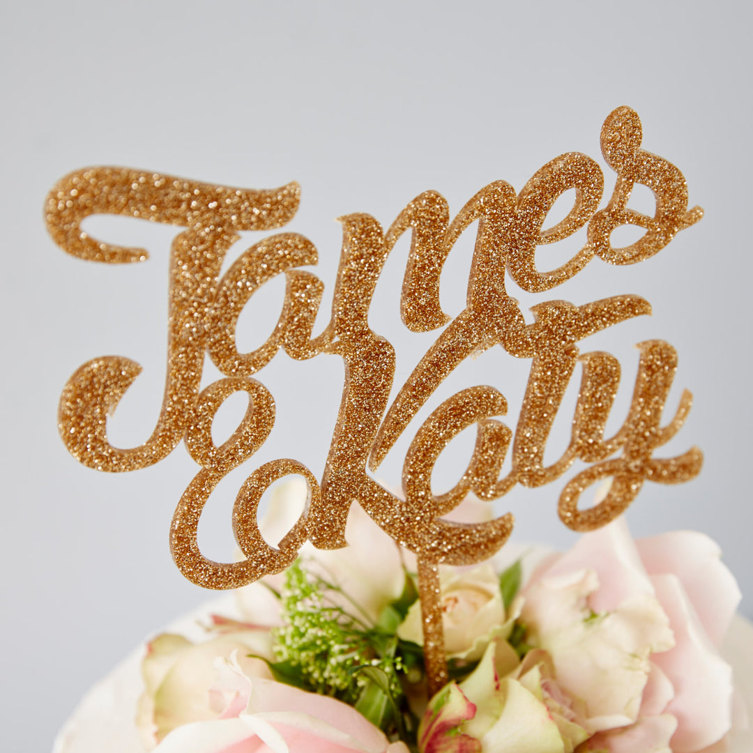 Personalised Couples Wedding Cake Topper