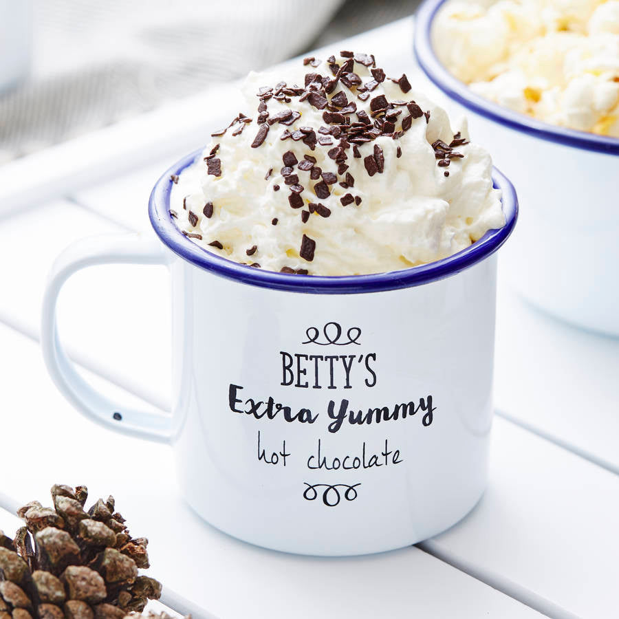Personalised Enamel Mug For Her