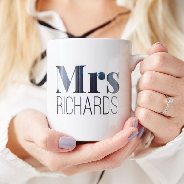 Personalised Mr And Mrs Mug