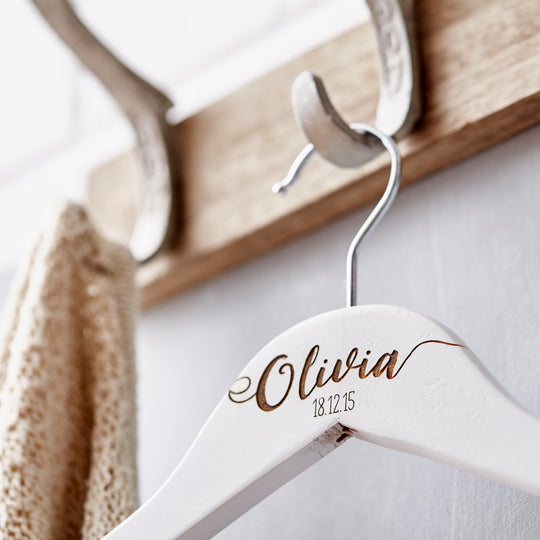 Personalised New Baby Hanger