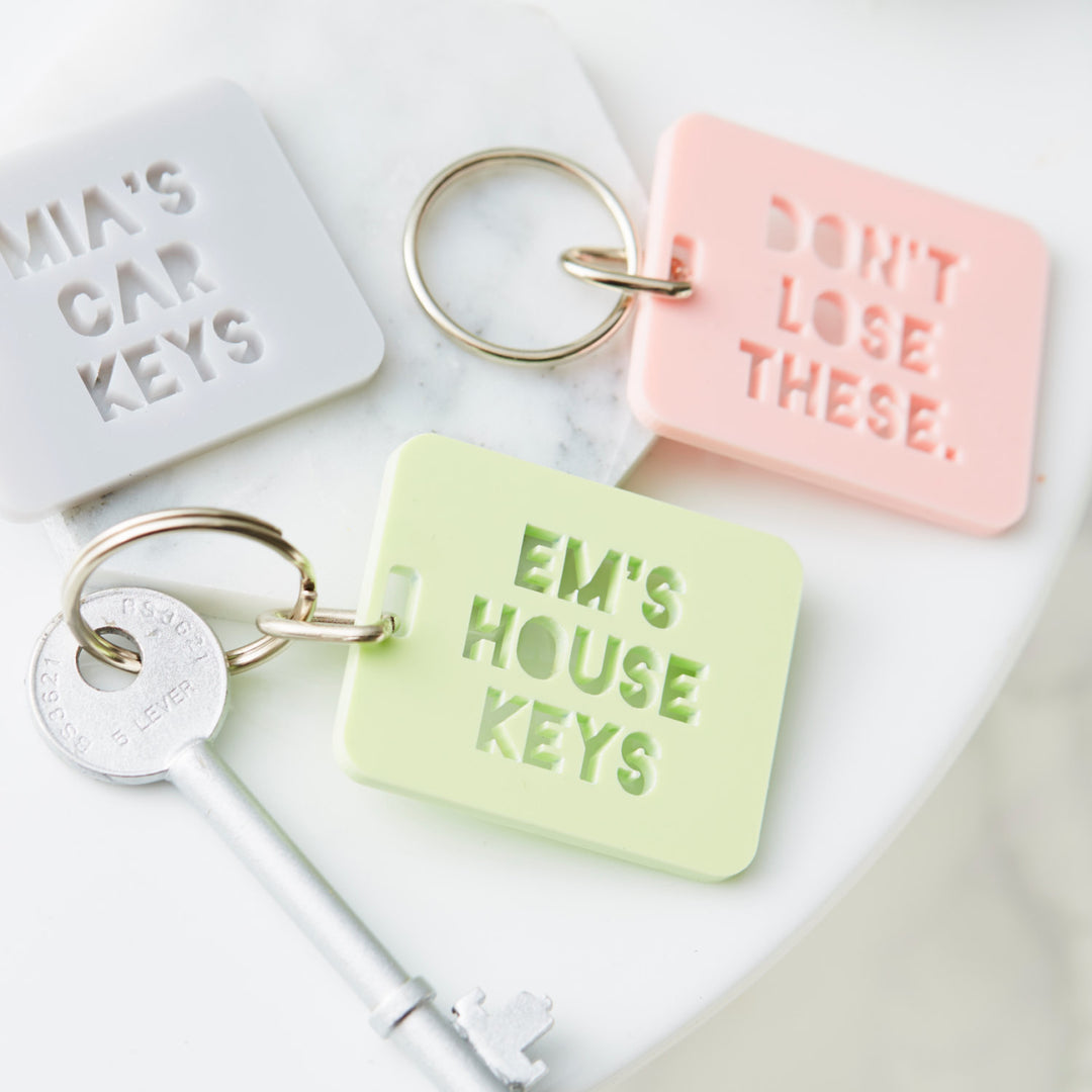 Personalised Keyring