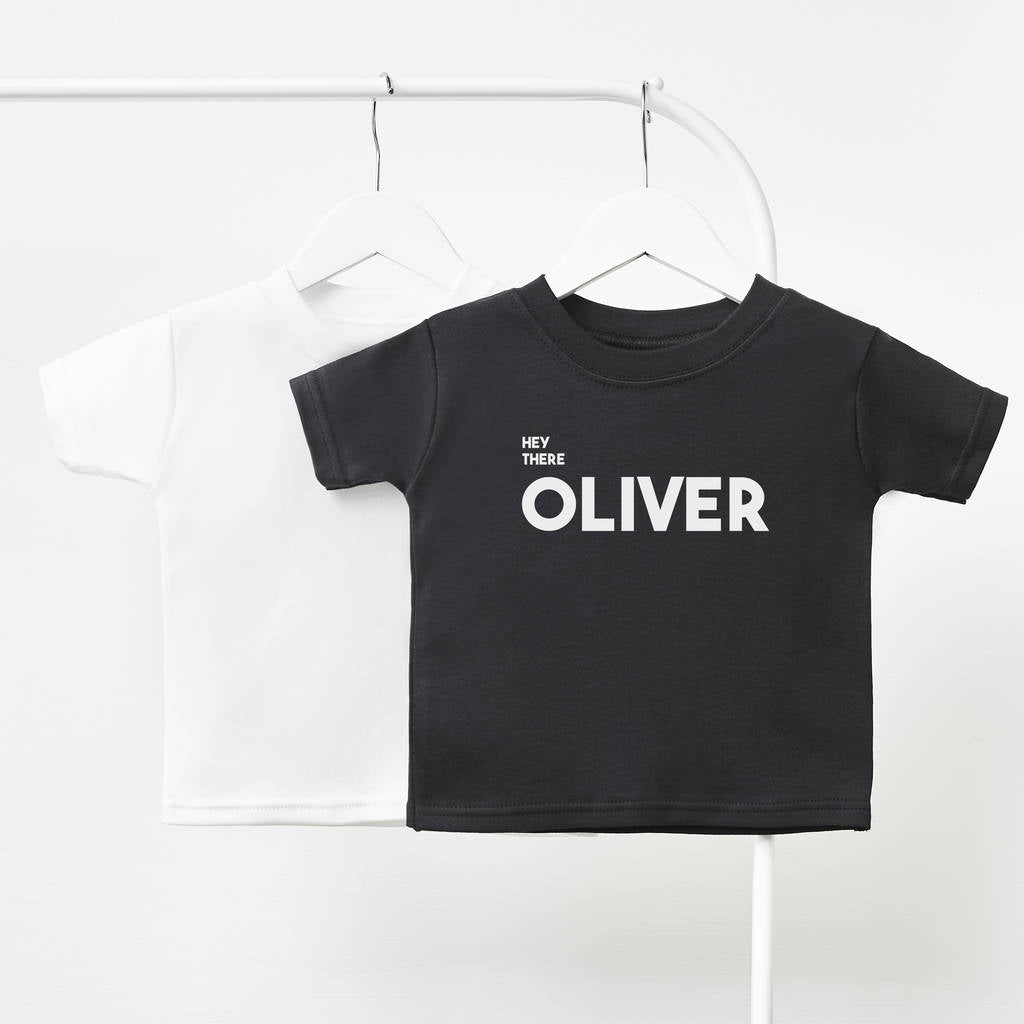 Baby Name Personalised Children's T Shirt โ Sophia Victoria Joy