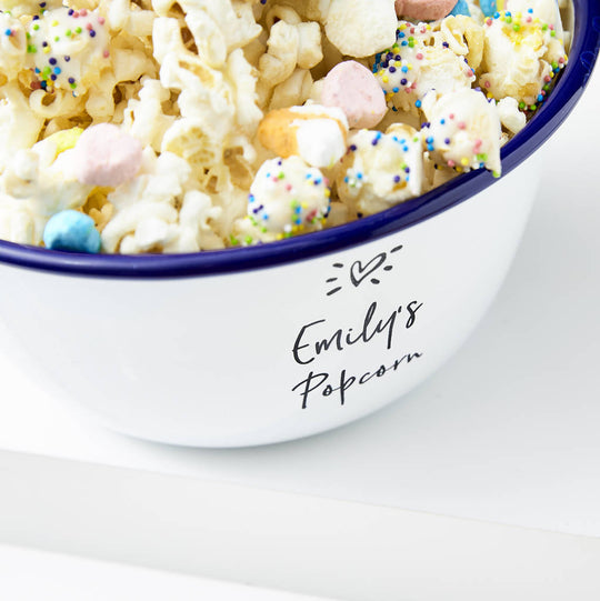 Children's Personalised Popcorn Bowl