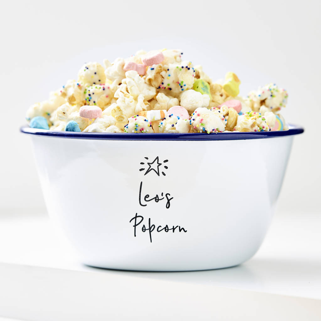 Children's Personalised Popcorn Bowl