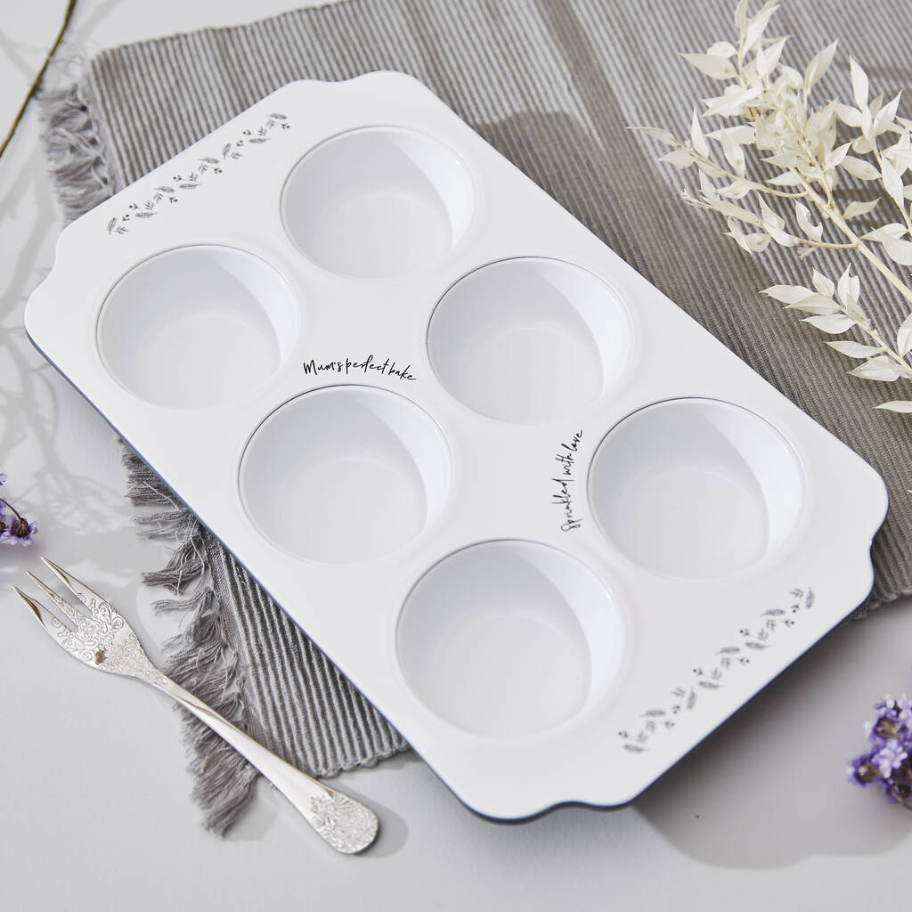 Floral Personalised Muffin Tin