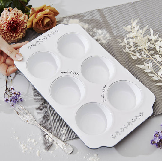 Floral Personalised Muffin Tin