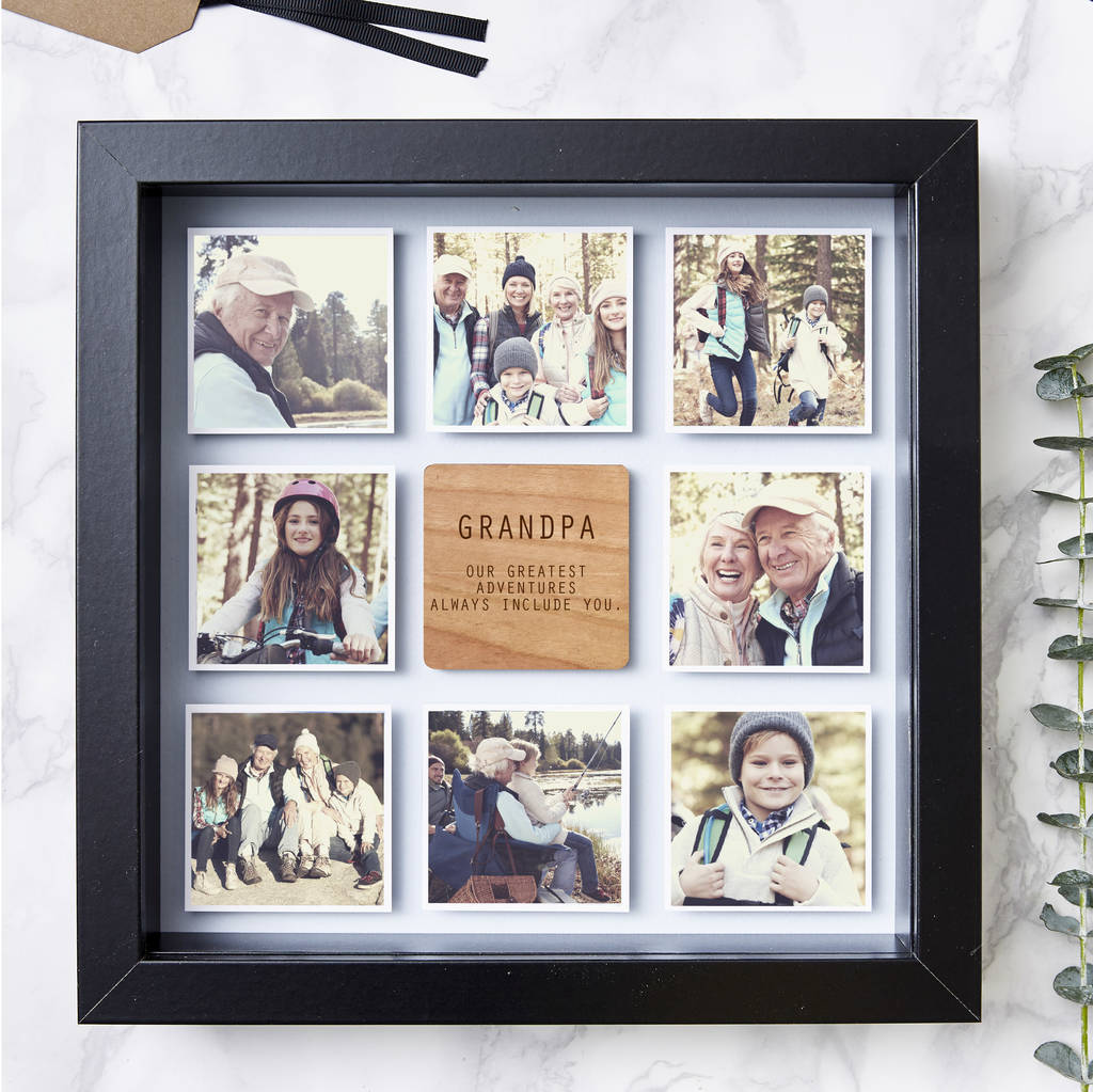 Framed Personalised Grandpa Photo Print
