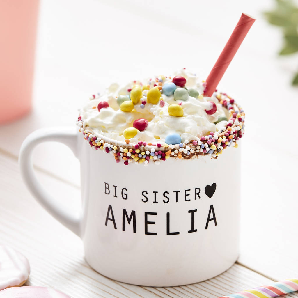 Little Sister Personalised Children's Mug