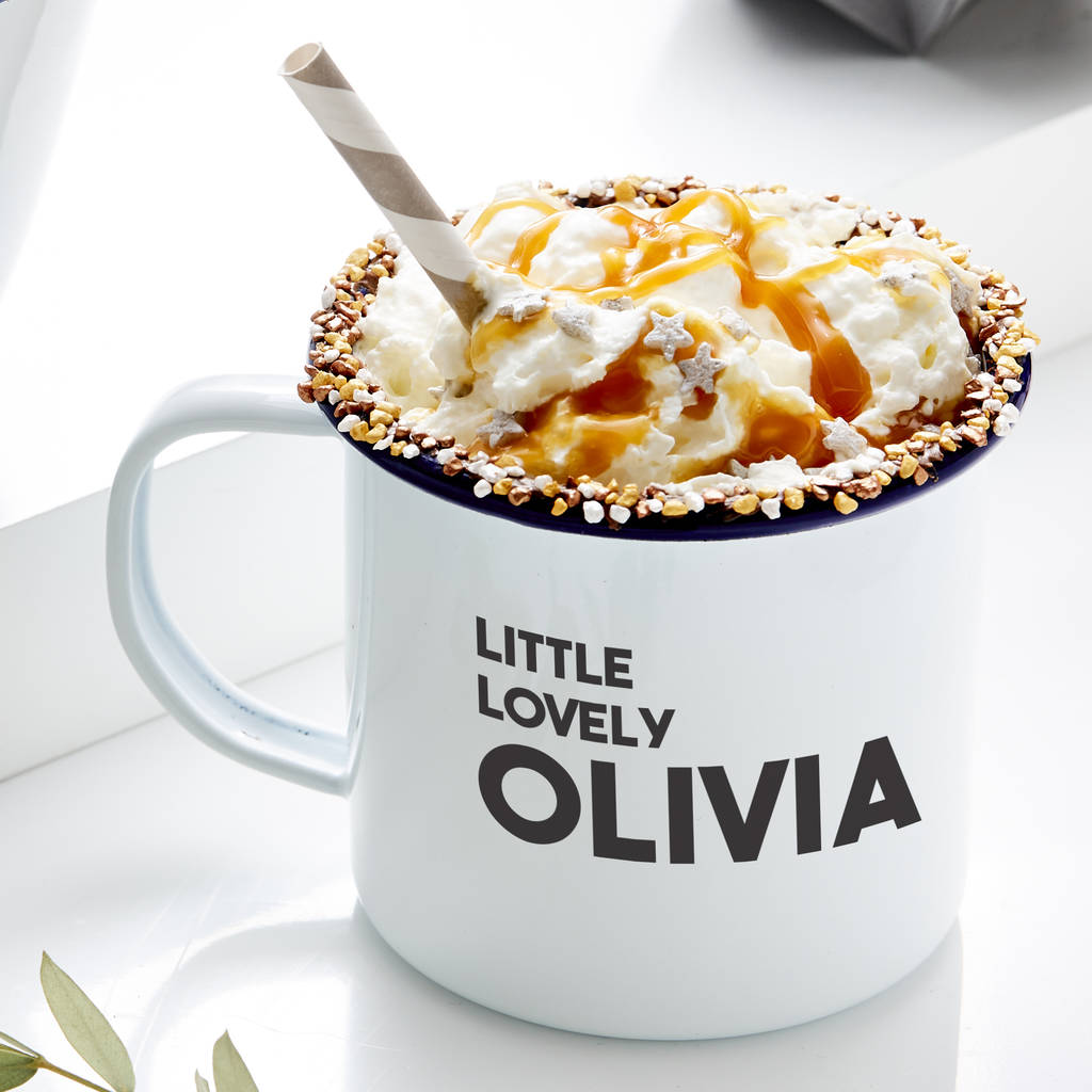 Name Personalised Enamel Mug