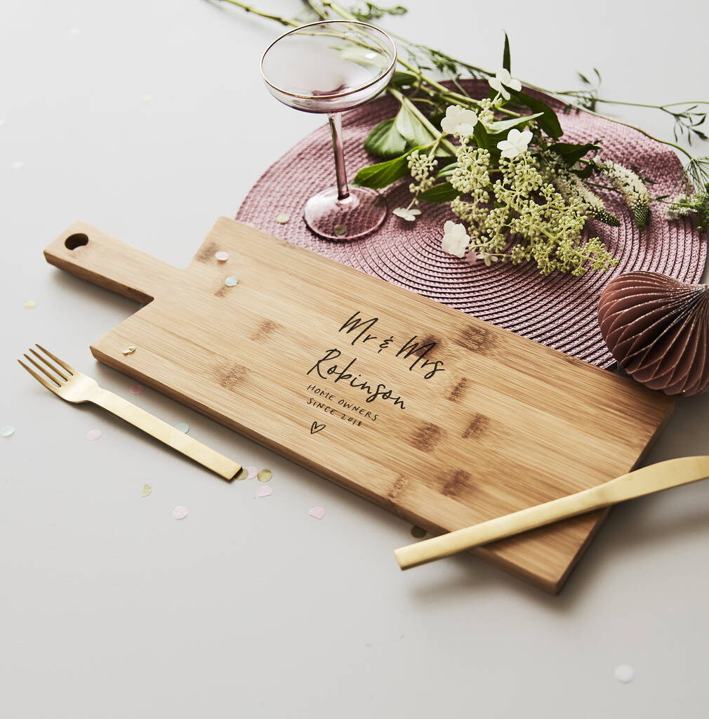 New Home Personalised Chopping/Cheese Board
