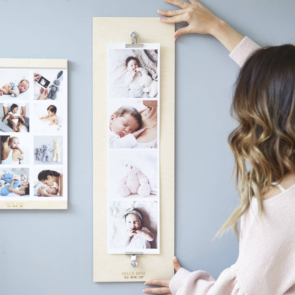 Personalised Baby Giant Photo Strip