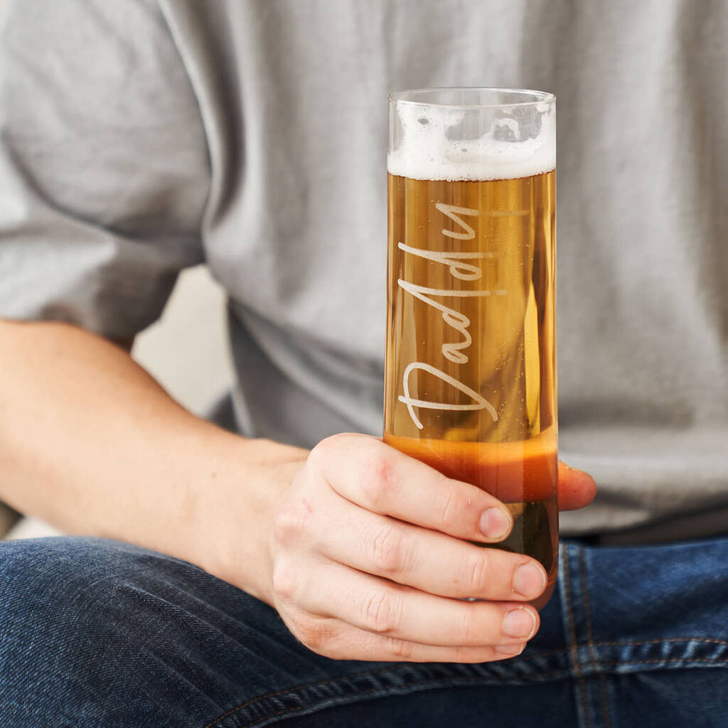 Personalised Beer Glass