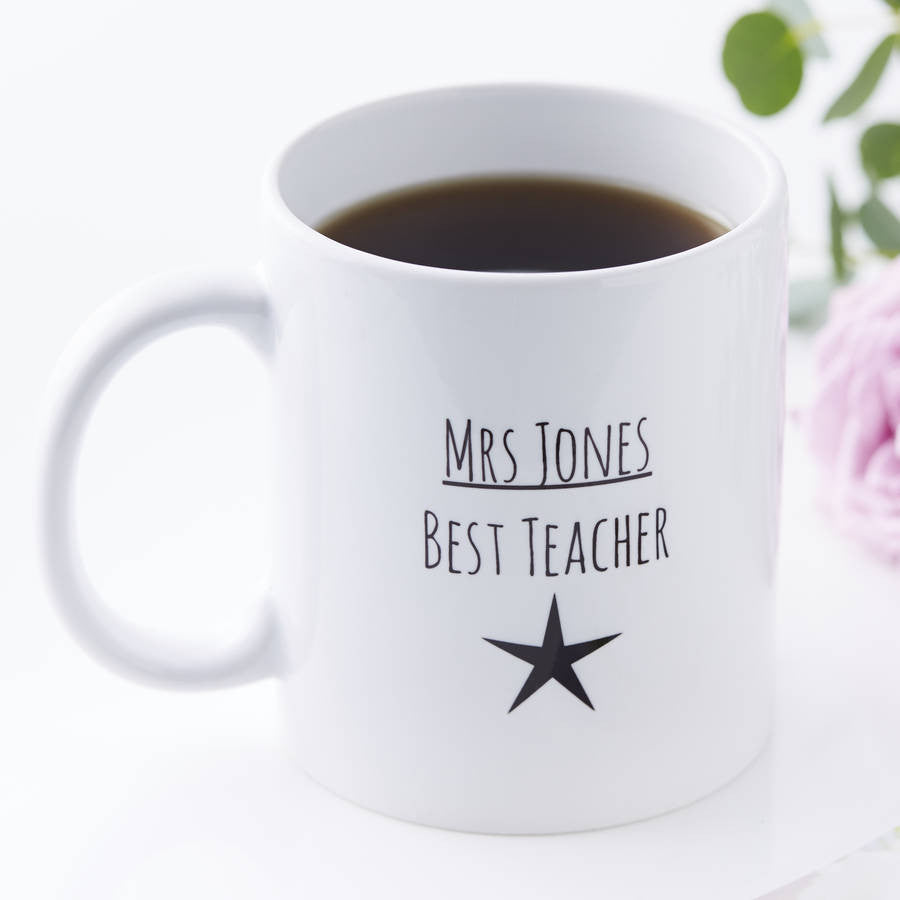 Personalised Best Teacher Mug