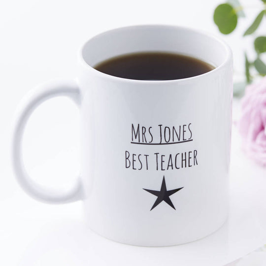 Personalised Best Teacher Mug