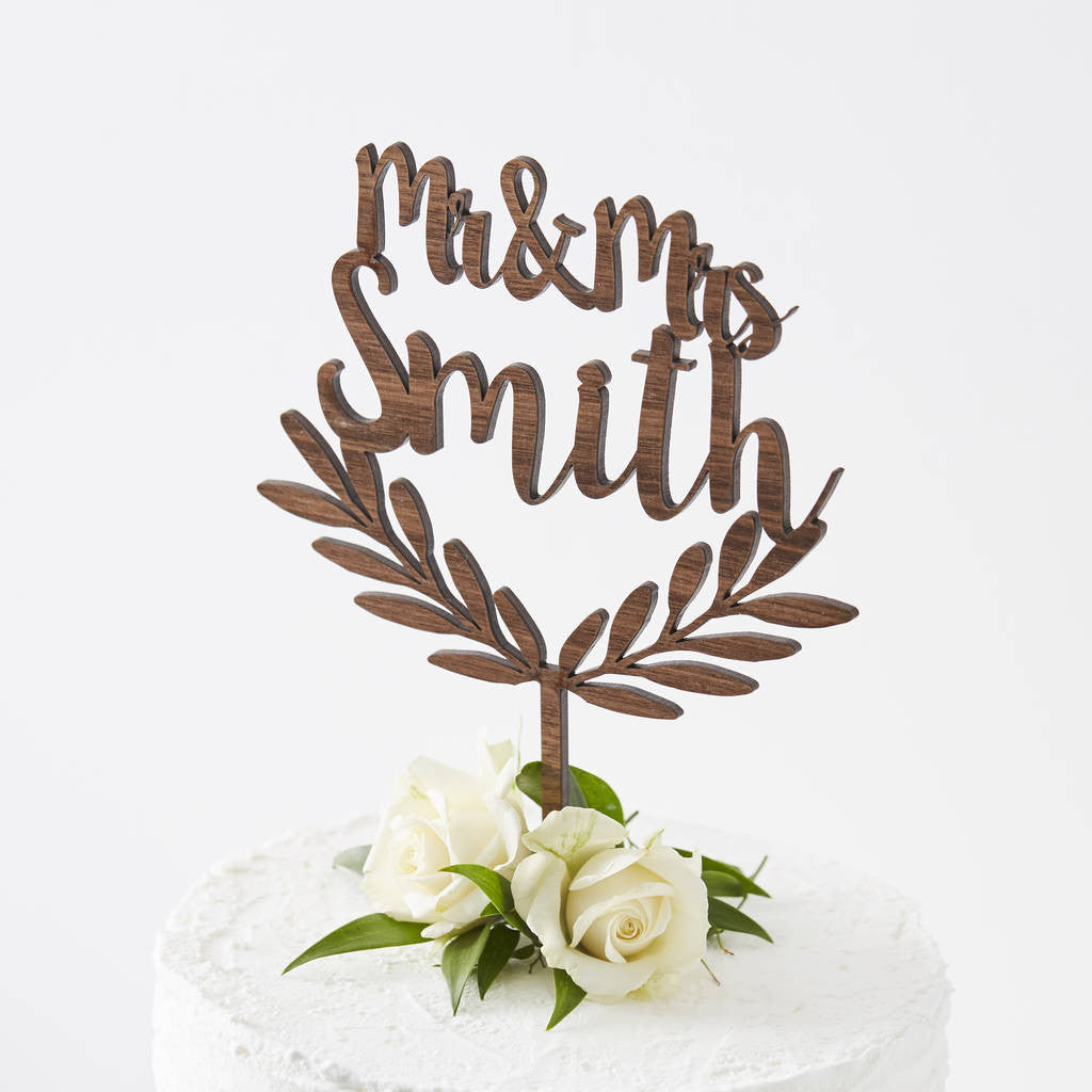 Personalised Grecian Wedding Cake Topper
