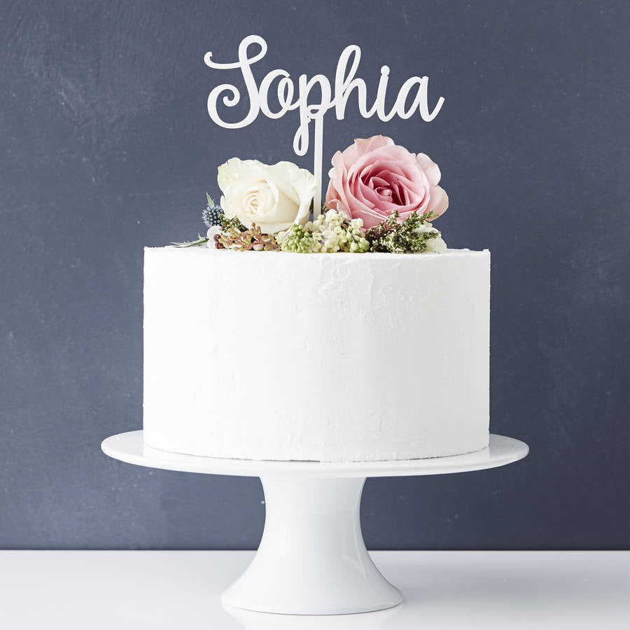 Personalised Cake Topper