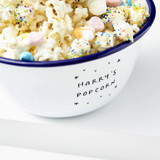 Little Stars Personalised Popcorn Bowl