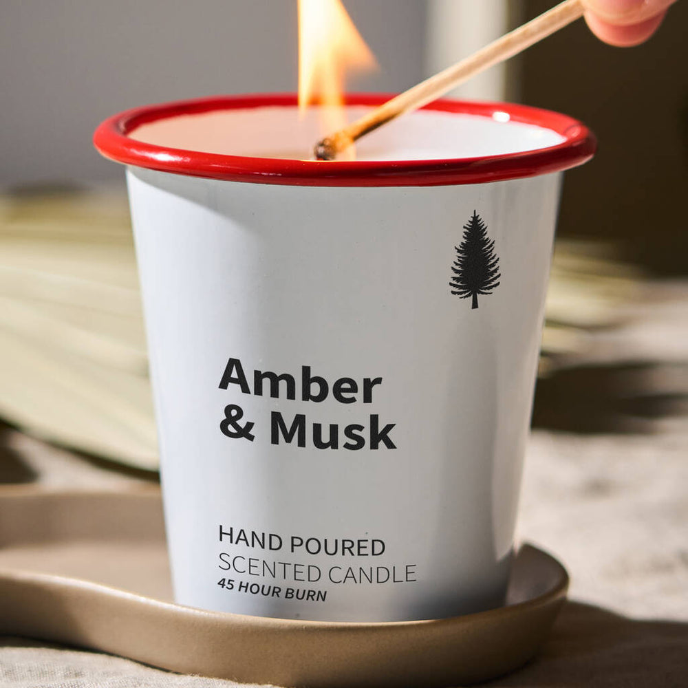 Personalised Enamel Candle - Spark More Joy