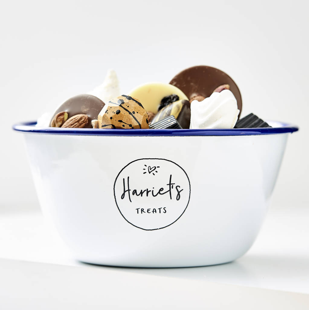 Personalised Enamel Sweet Treat Bowl