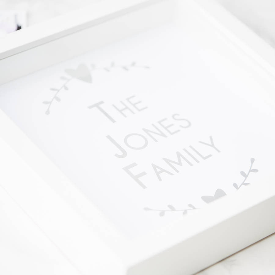 Personalised Framed Family Print