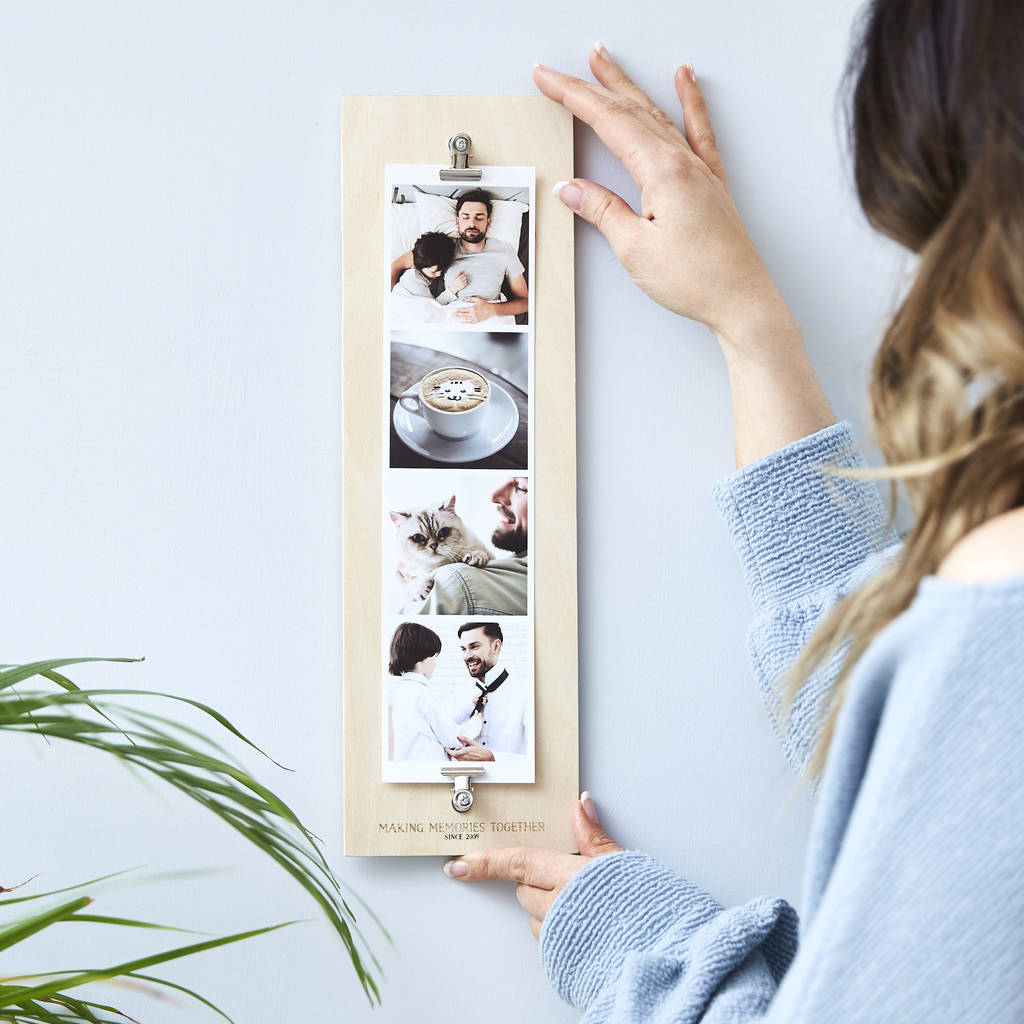 Personalised Giant Photo Strip For Dad