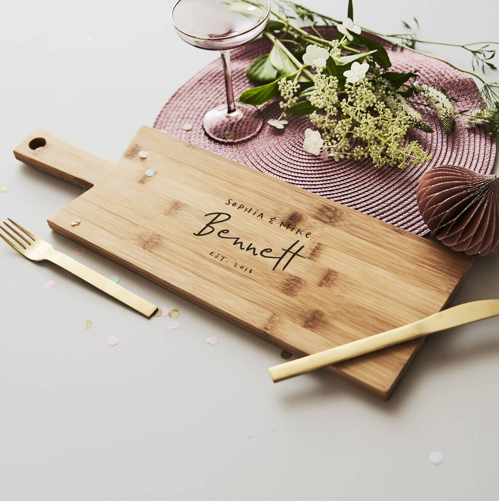 Personalised Heart Chopping Board