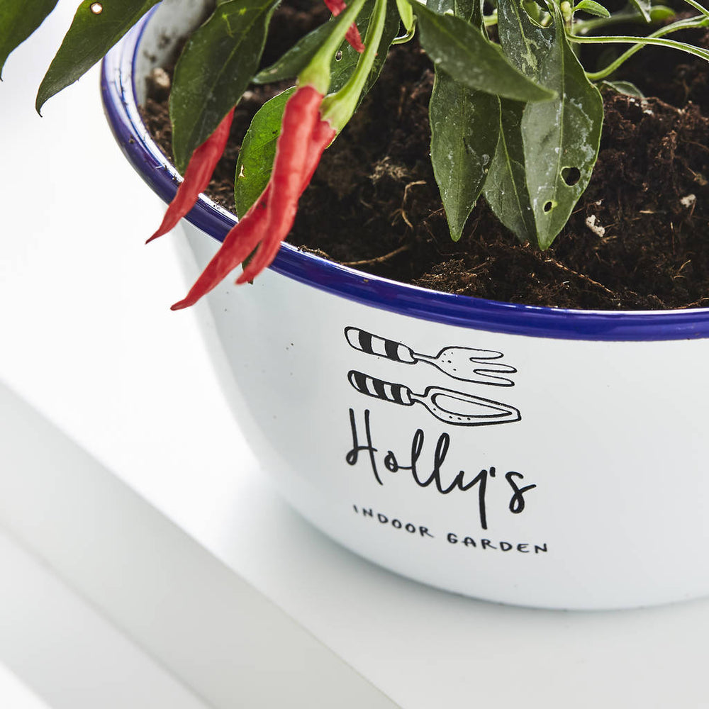 Personalised Indoor Garden Planter