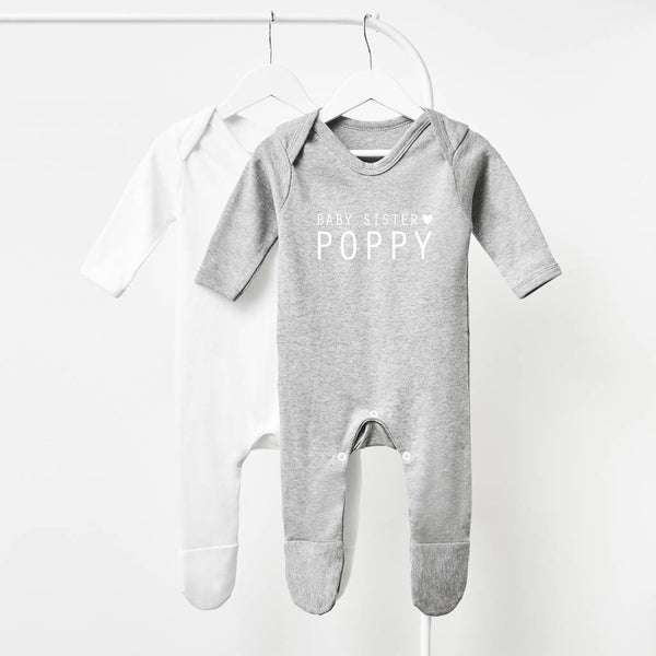 Little sister on sale babygrow next