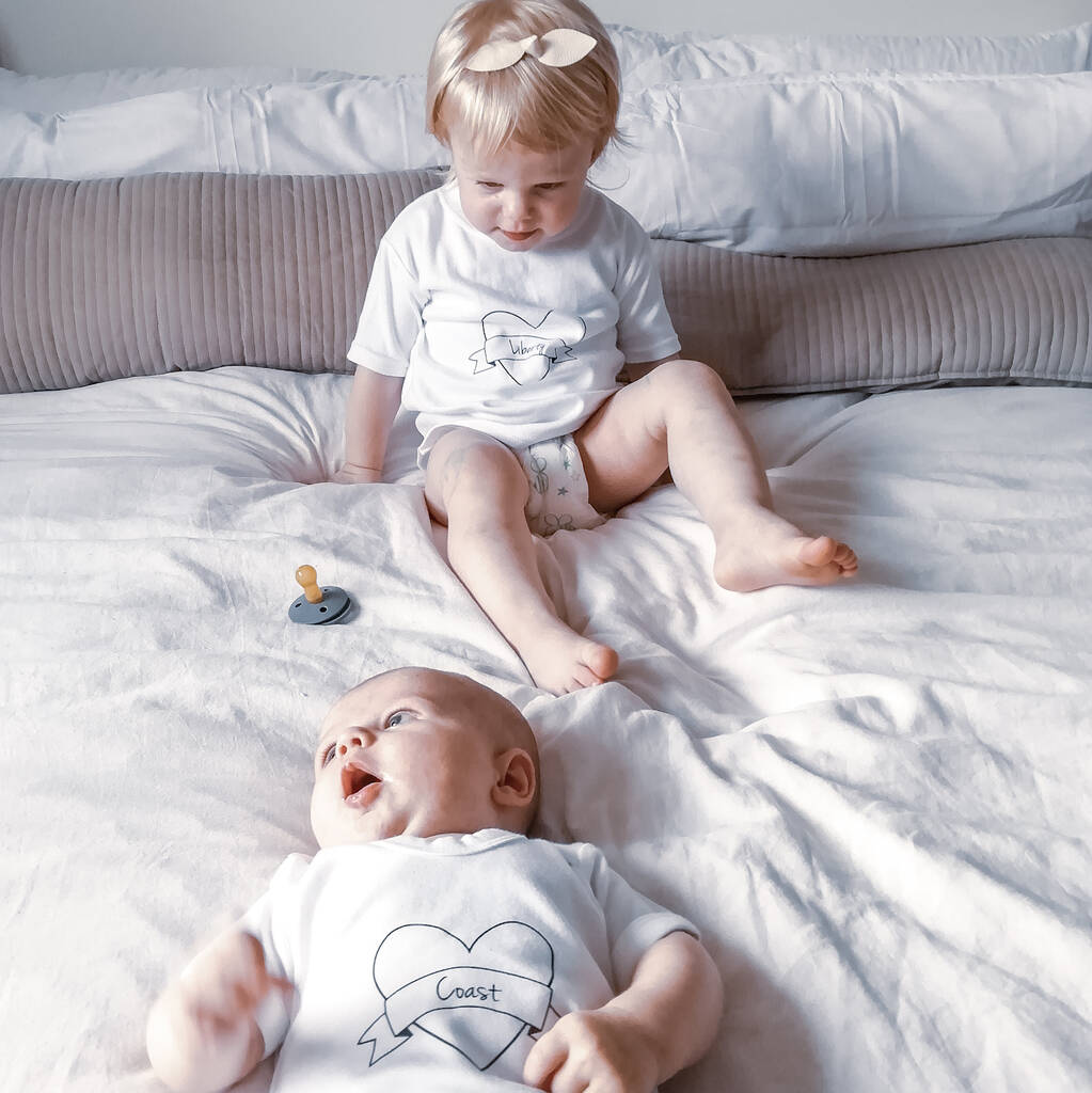 Personalised Matching Sibling Set – Sophia Victoria Joy