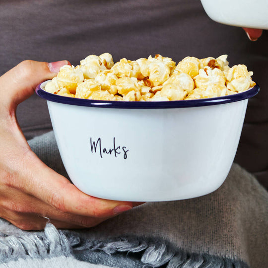 Personalised Men's Popcorn Bowl