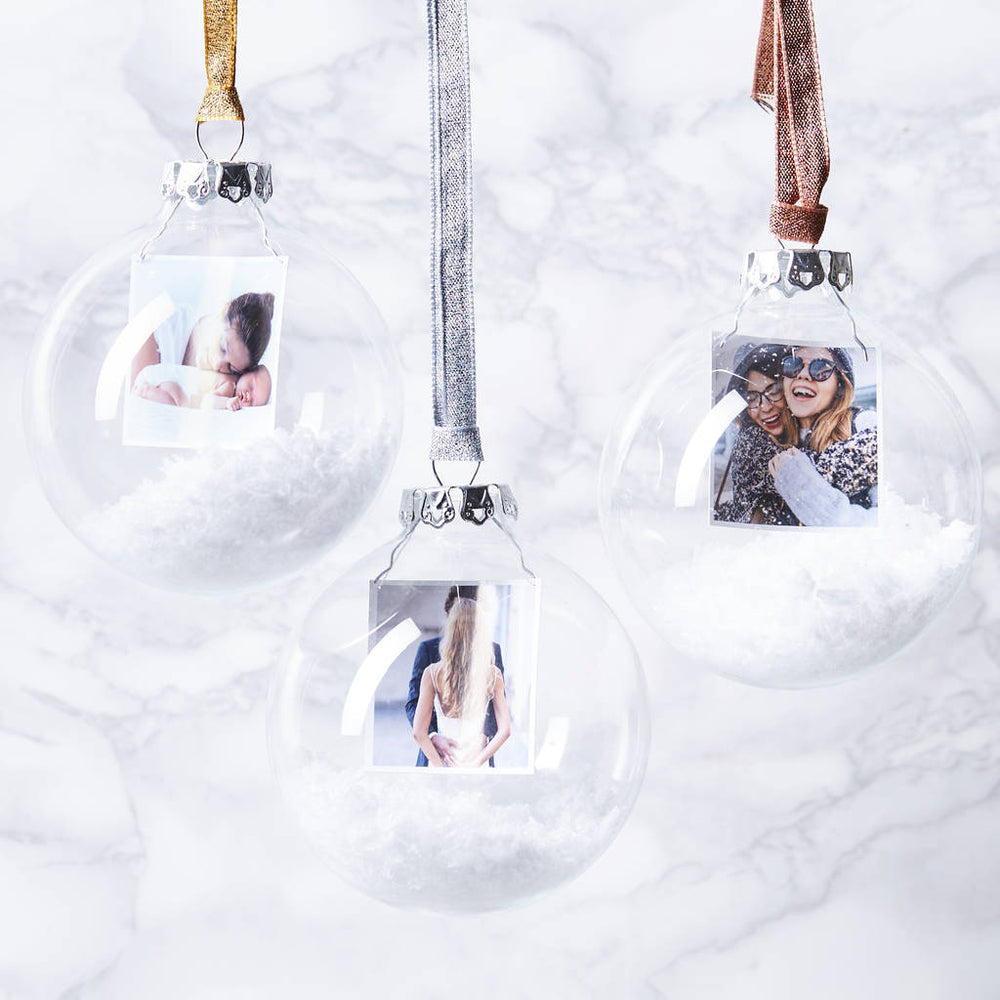 Personalised Photo Christmas Bauble