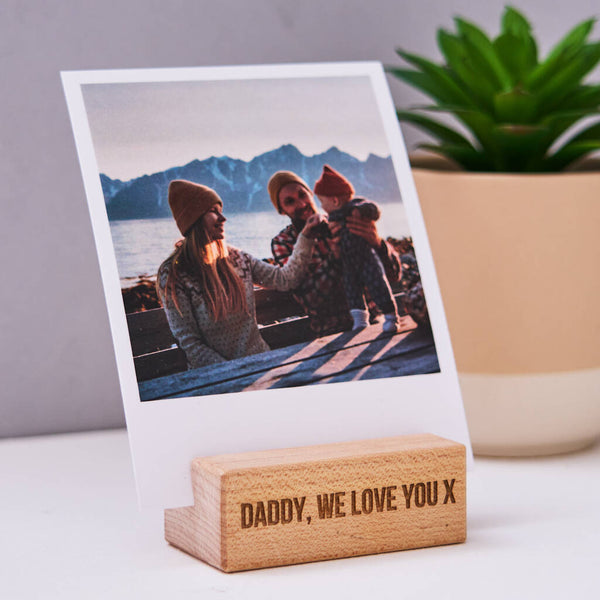 Personalised Photo Holder For Dad