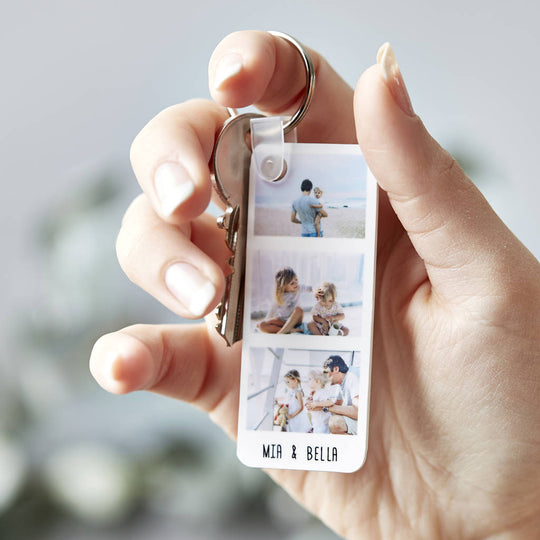 Personalised Photo Strip Keyring