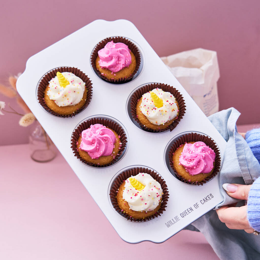 Personalised Queen Of Cakes Cupcake Tin