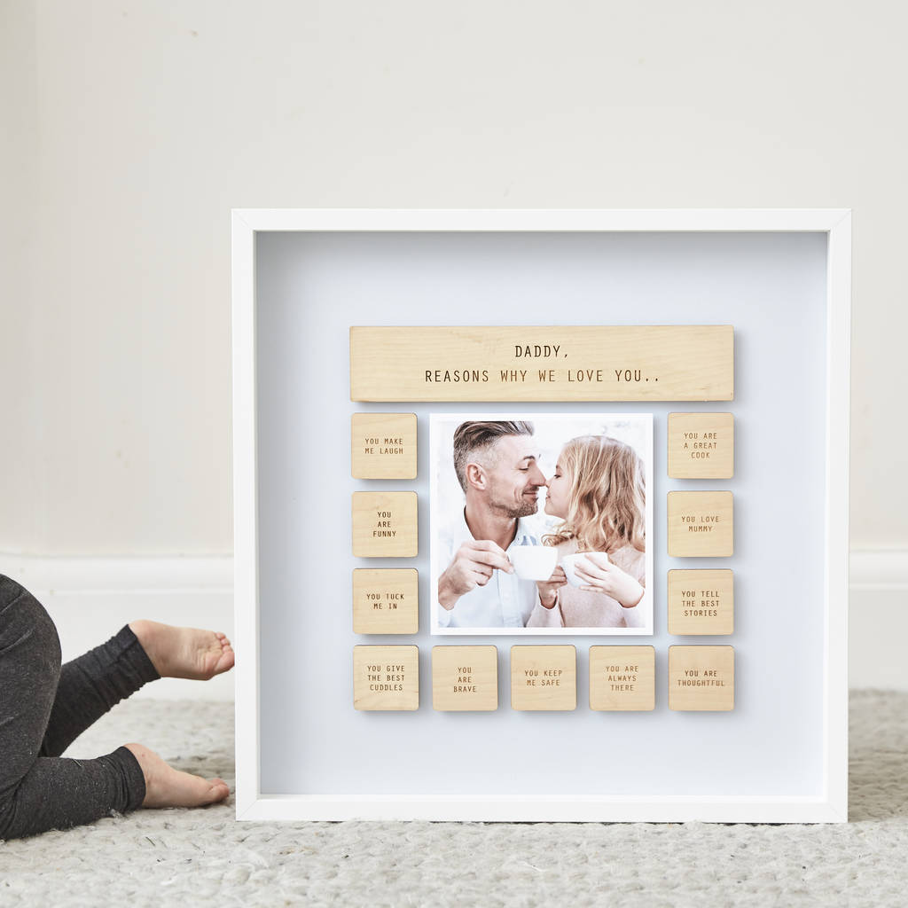 Personalised Reasons Why I Love You Framed Print