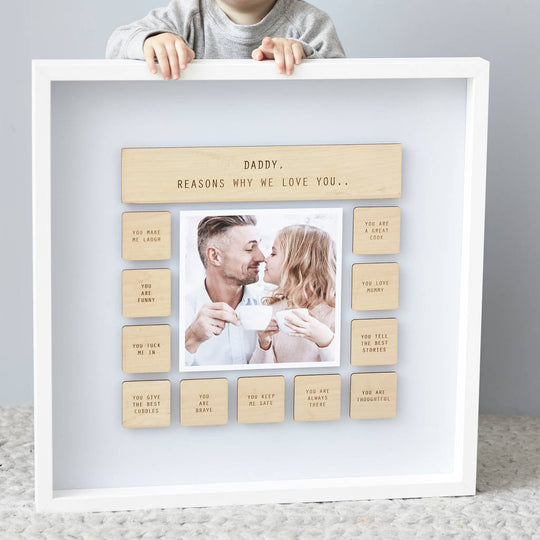 Personalised Reasons Why I Love You Framed Print