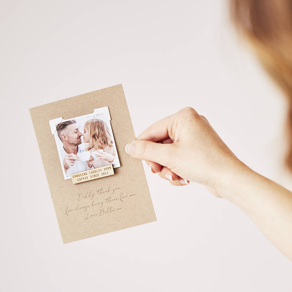 Personalised Special Memory Card