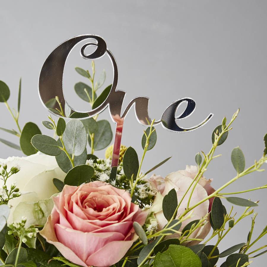 Personalised Wedding Table Marker