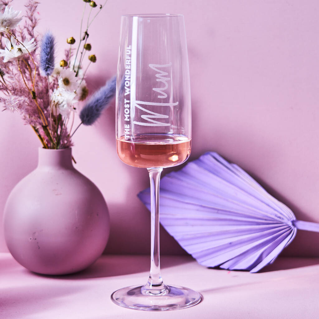 Personalised Wonderful Champagne Flute