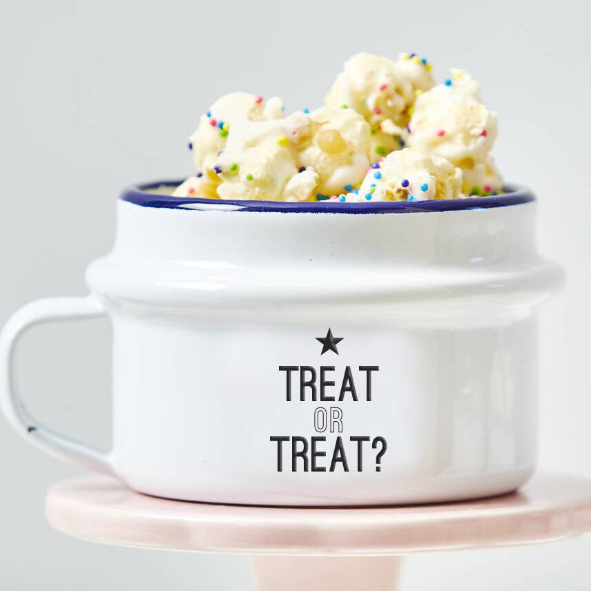 Treat Or Treat? Personalised Halloween Snack Pot