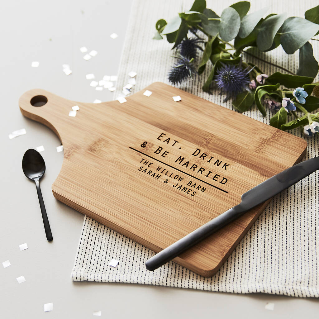 Personalised Wedding Cheese Board