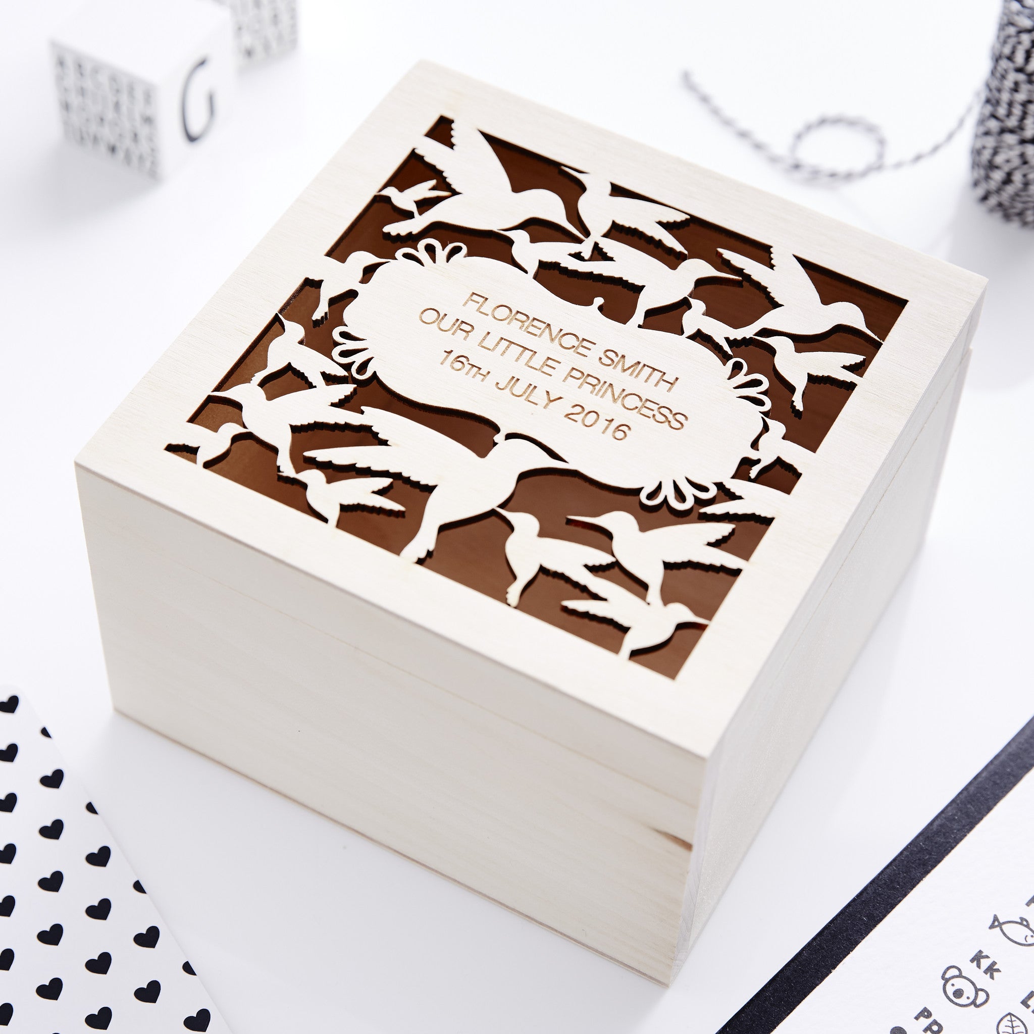New Baby Keepsake Boxes
