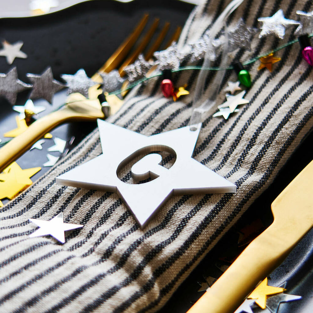 Personalised Christmas tableware and festive place settings