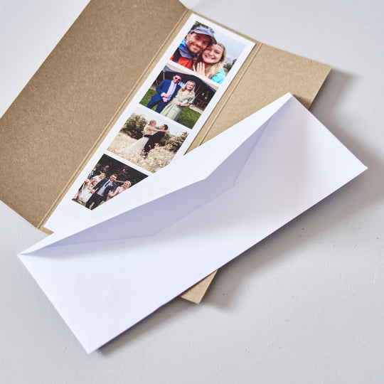 Personalised Photo Booth Strip Card