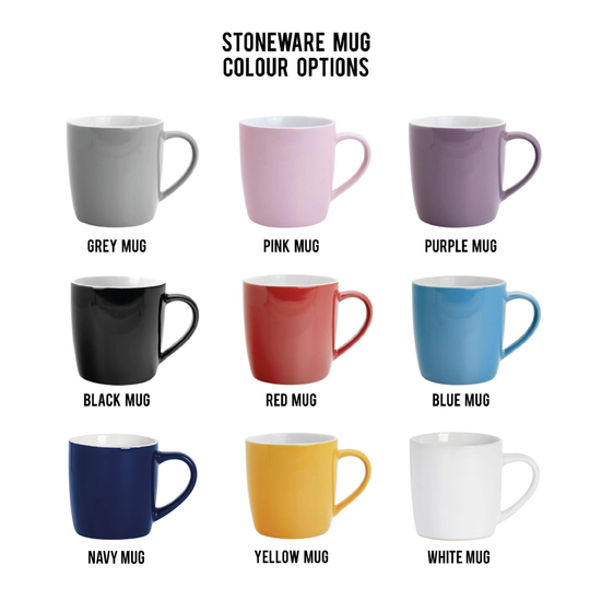 Personalised Date Night Stoneware Mug