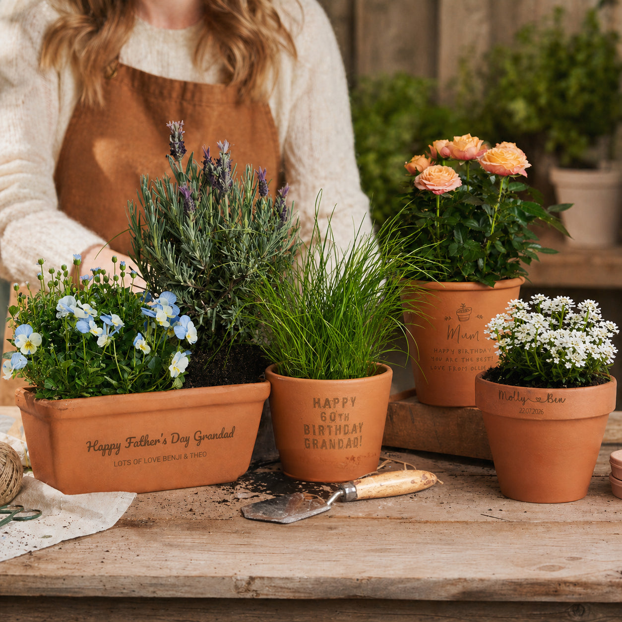 large personalised terracotta plant pots Personalised Teacher Gift Terracotta Plant Pot